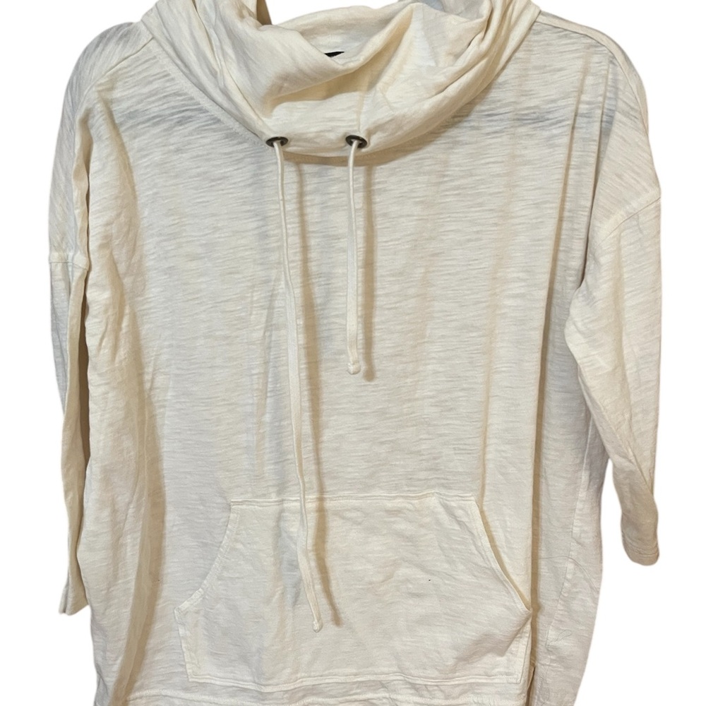 Cozy White Hoodie with Drawstring